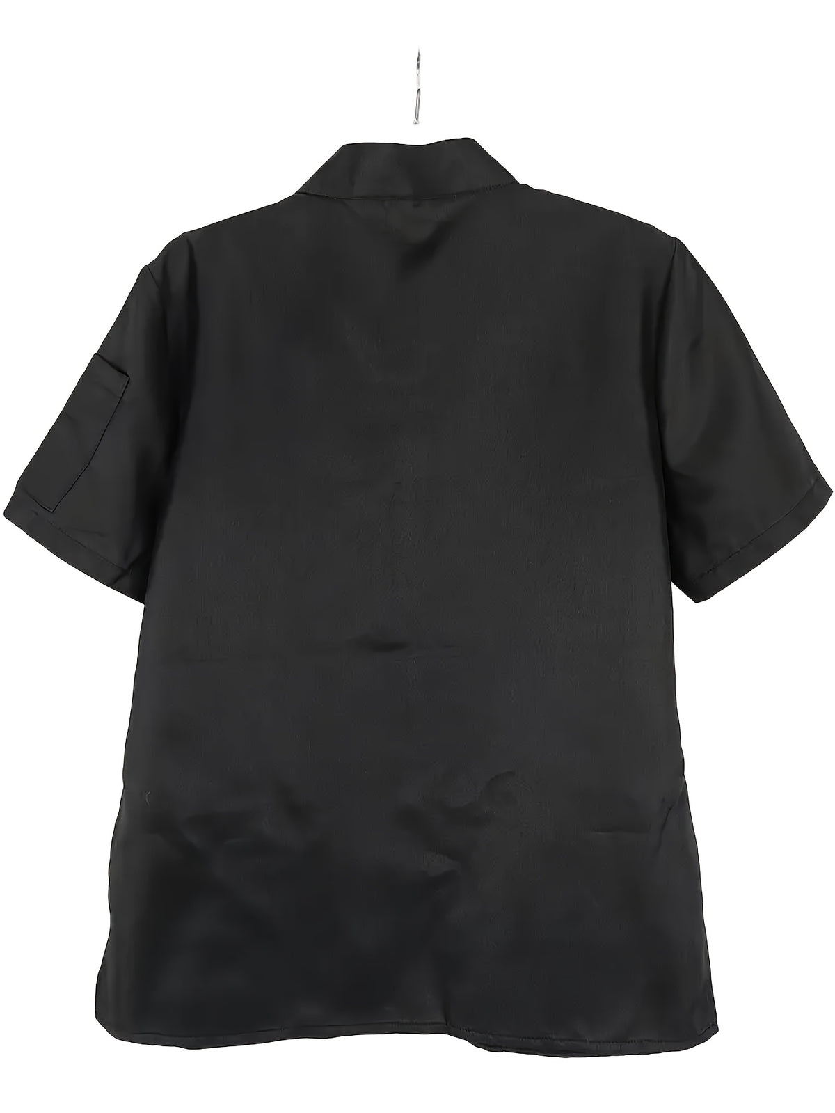 Chemise grande taille, col croisé, manches courtes, visuel produit
