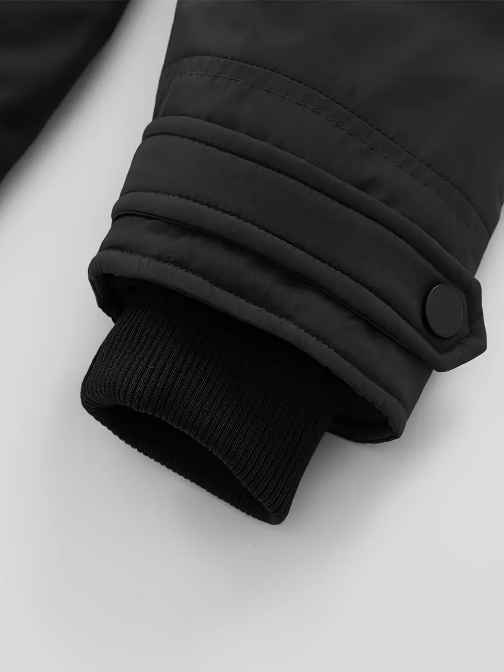 Manteau grande taille, coupe ample, manches longues, chaleur d'hiver, vu de dos