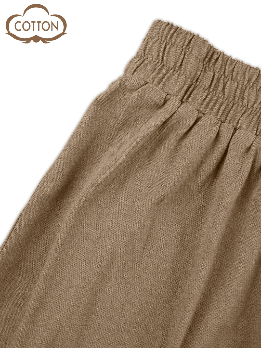 Ensemble grande taille, coupe ample, manches longues, toucher naturel, détail du col