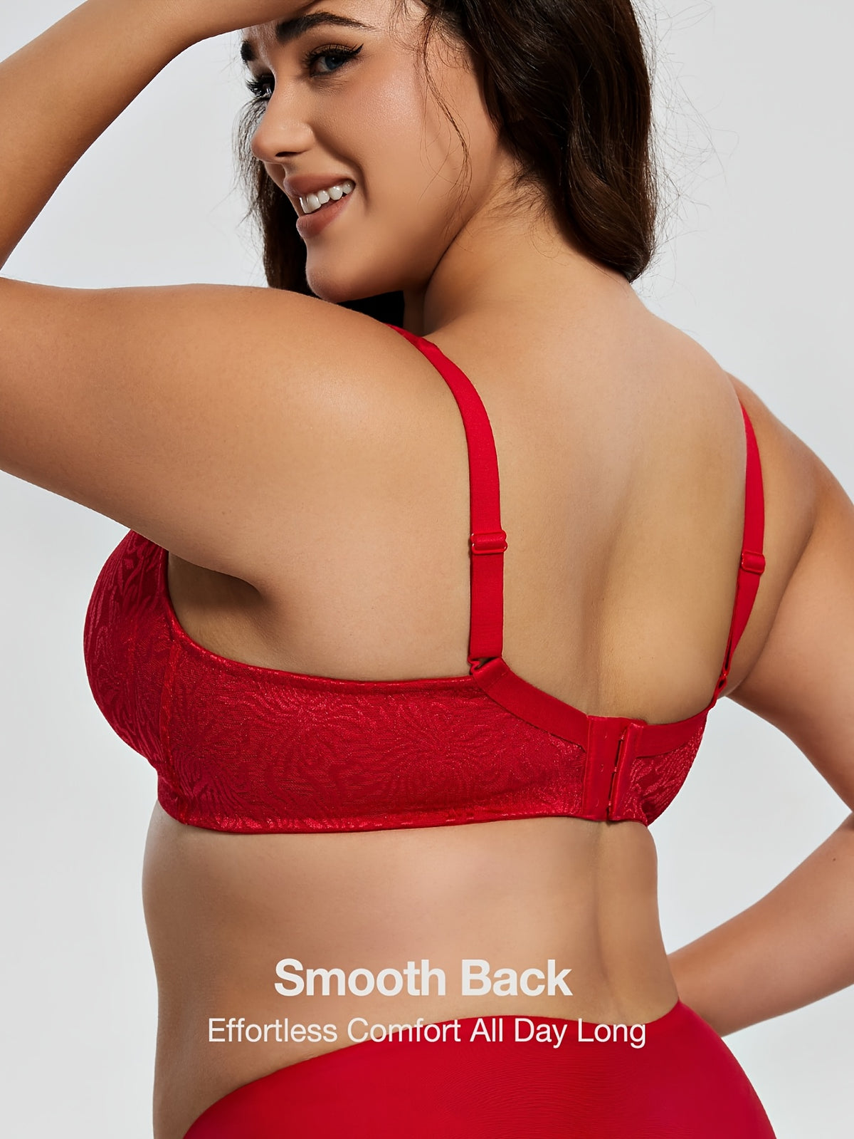 Soutien-gorge grande taille — Bretelles larges matelassées