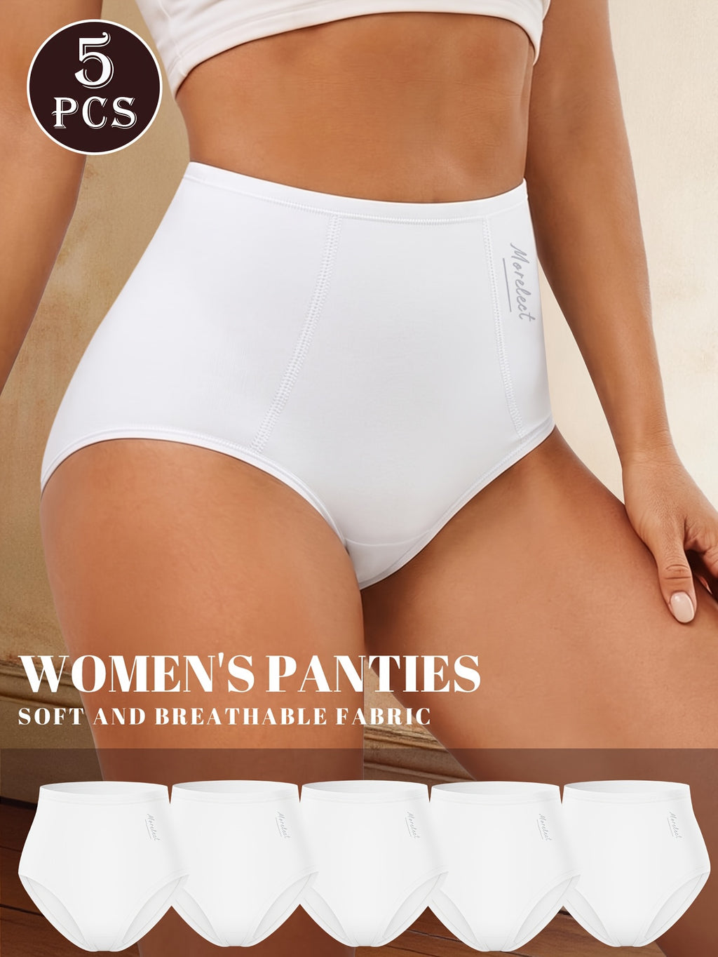 Culotte grande taille, toucher naturel, effet gainant, ligne épurée — matière : coton