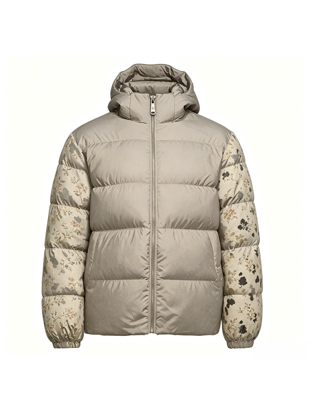Manteau grande taille, coupe ample, poches plaquées, capuche