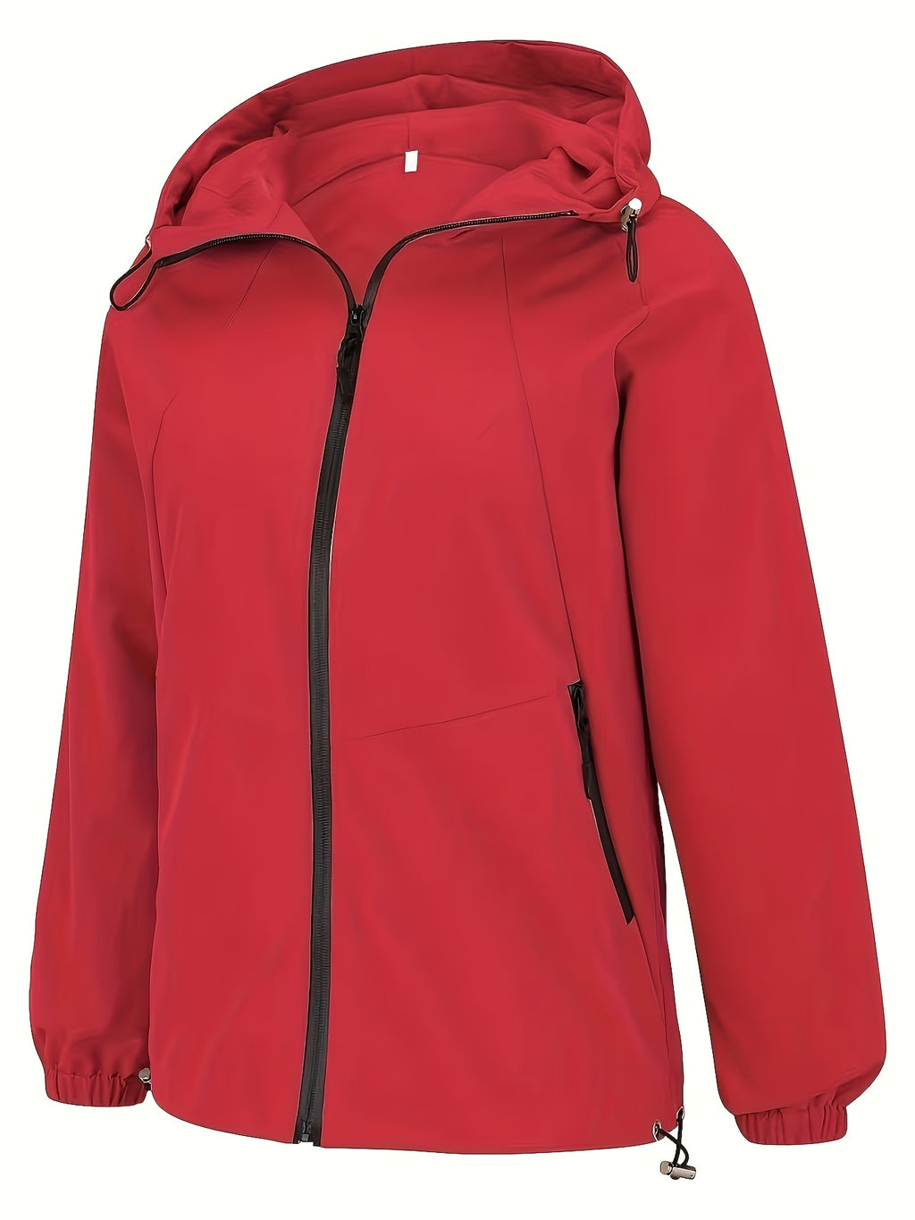 Veste grande taille, fermeture zippée, esprit trench, autre coloris