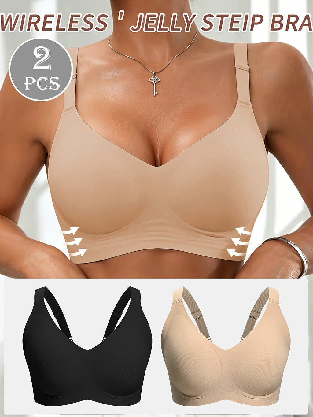 Soutien-gorge grande taille — Duo à coupole moulée, appui W