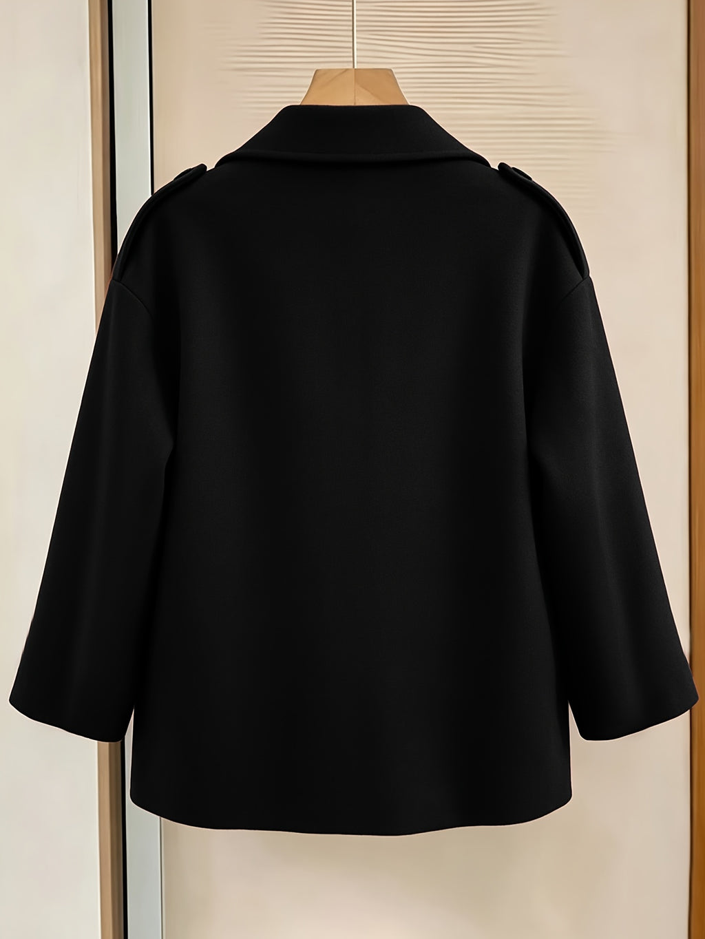 Manteau grande taille, doublure, vu de dos
