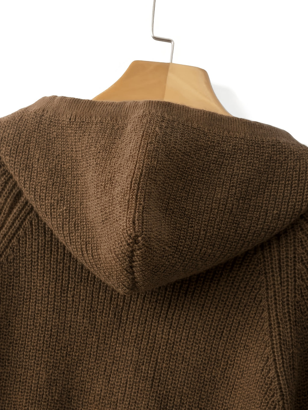 Pull grande taille, coupe oversize, fermeture zippée, capuche