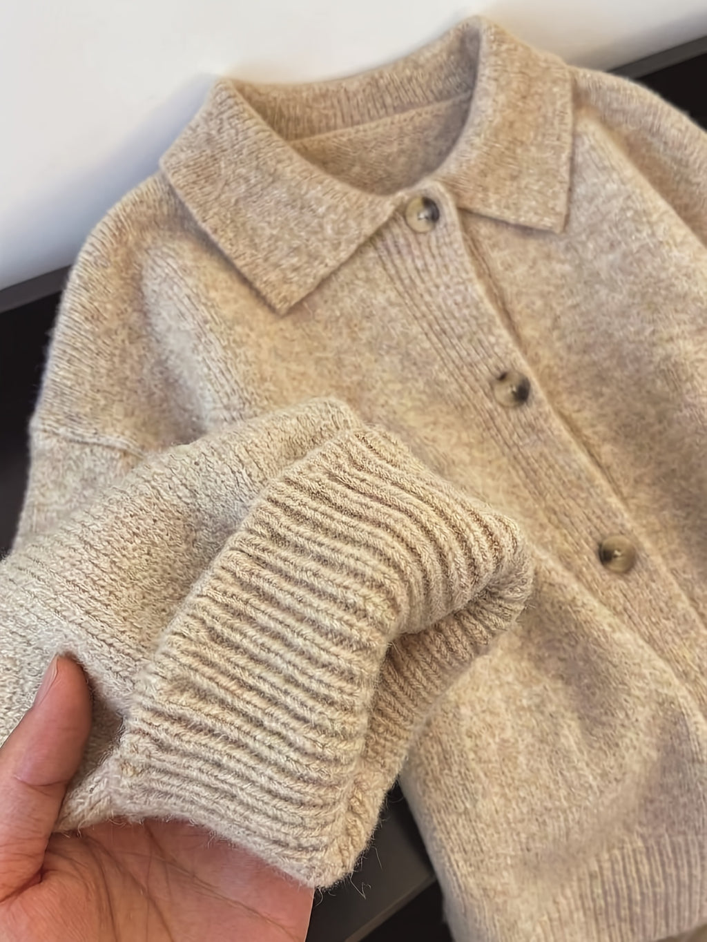 Manteau grande taille, coupe ample, chaleur d'hiver, vu de dos