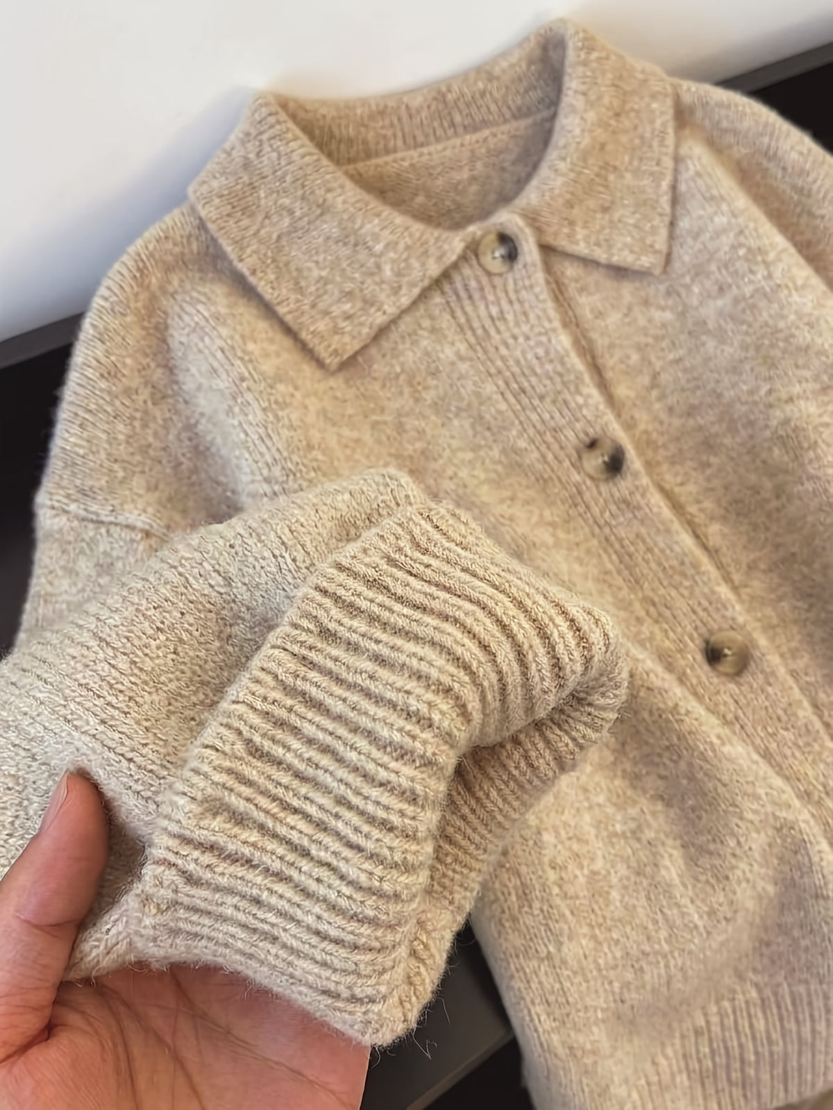 Manteau grande taille, coupe ample, chaleur d'hiver, vu de dos