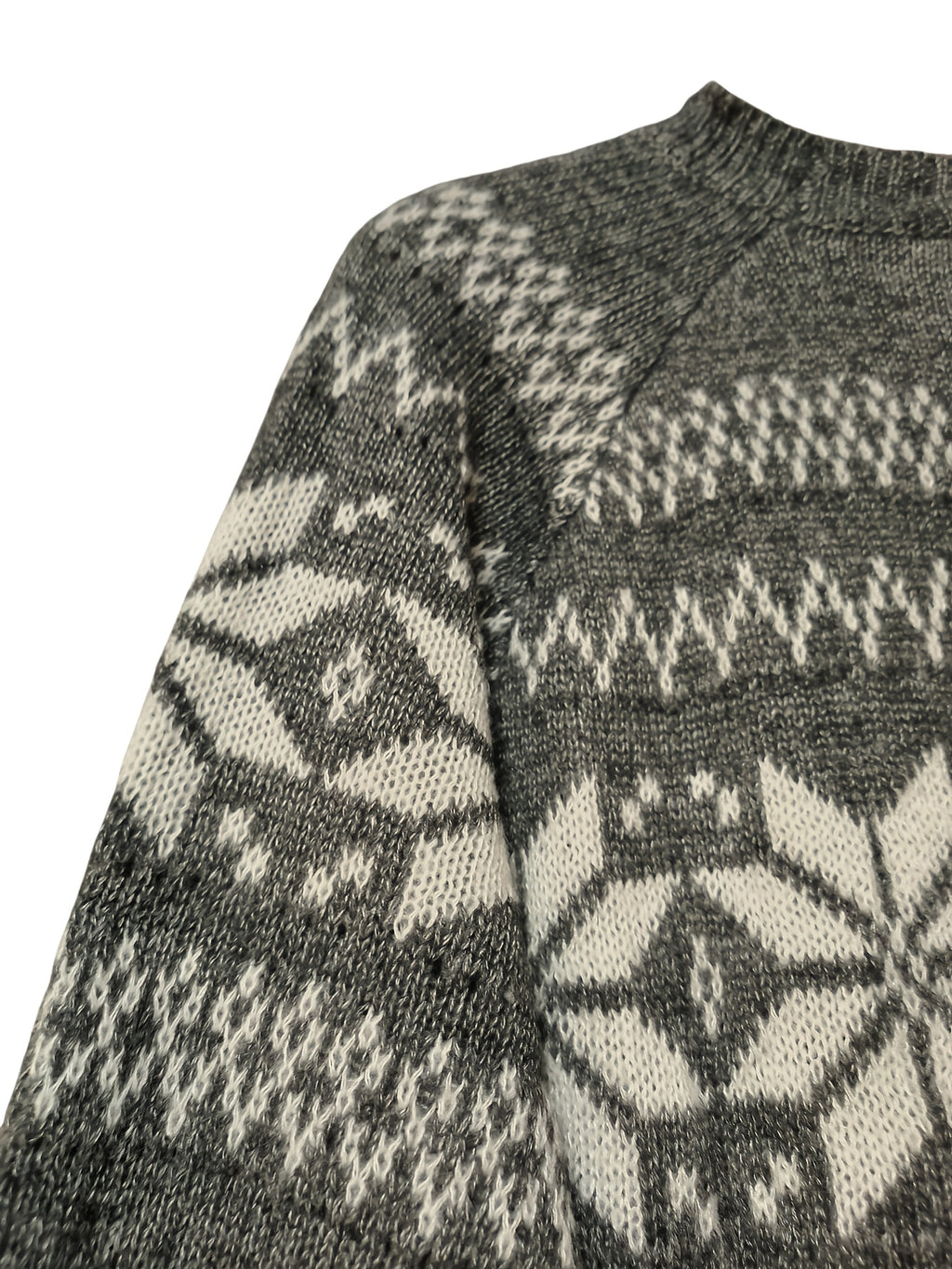 Pull grande taille, vu de dos