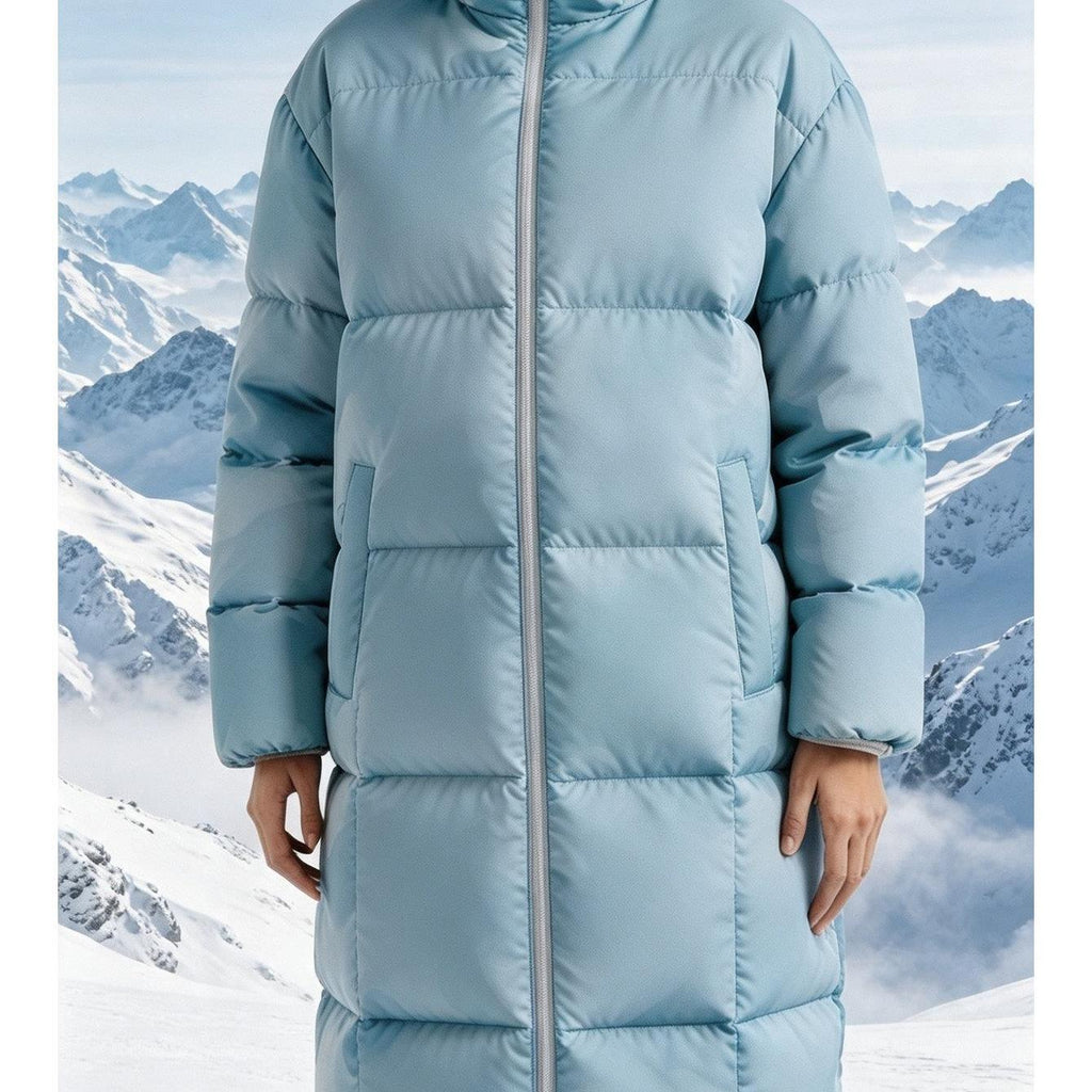 Veste grande taille, col rond, capuche