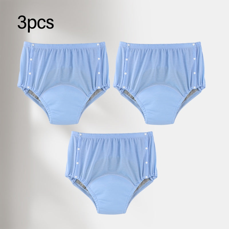 Sous-vêtement absorbant grande taille, tissu épais — matière : polyester