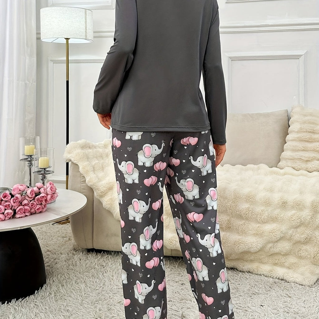 Pyjama grande taille, esprit décontracté
