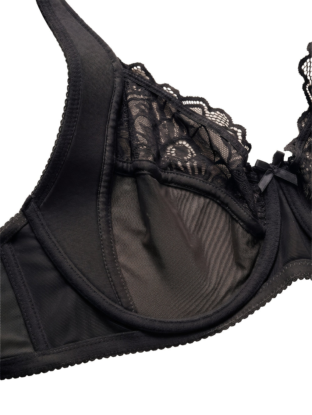 Soutien-gorge grande taille — Ailes hautes et haut ajouré