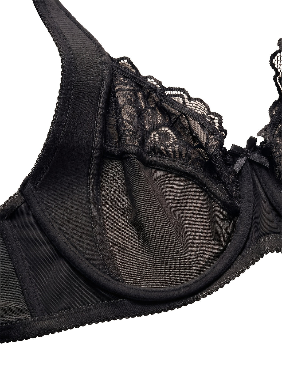 Soutien-gorge grande taille — Ailes hautes et haut ajouré