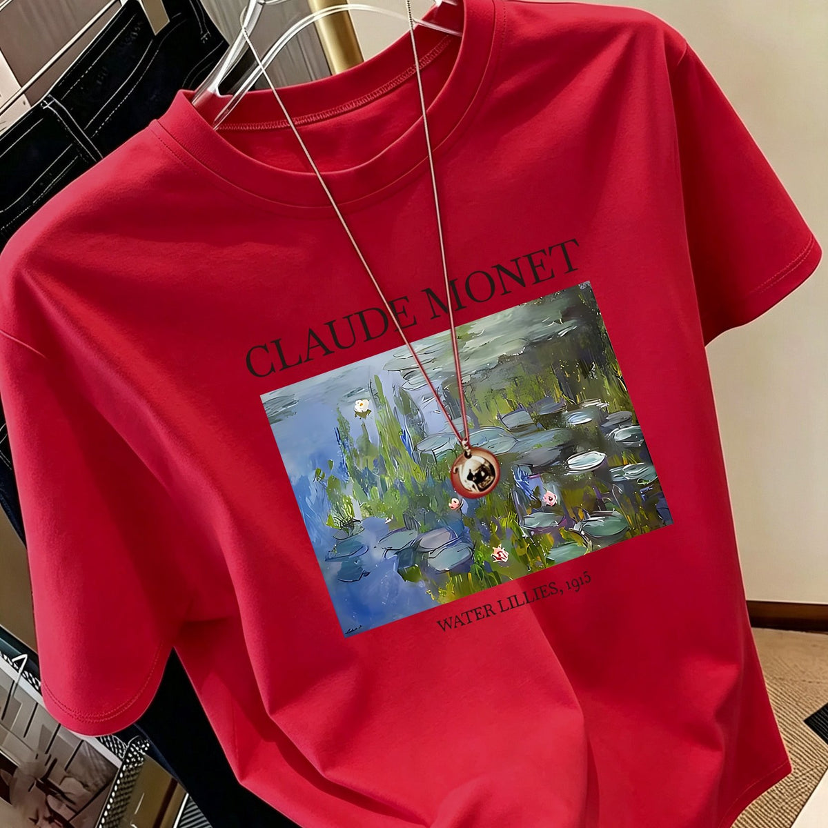 T-shirt grande taille, manches courtes, toutes saisons, vue de profil