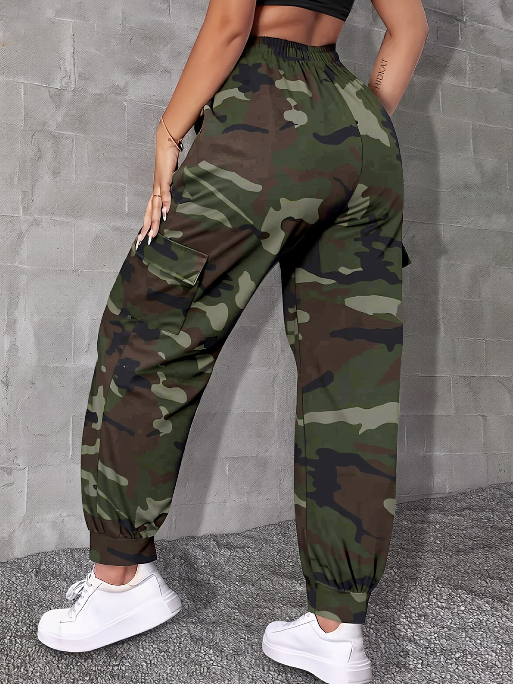 Pantalon cargo grande taille — Trois camouflages au choix