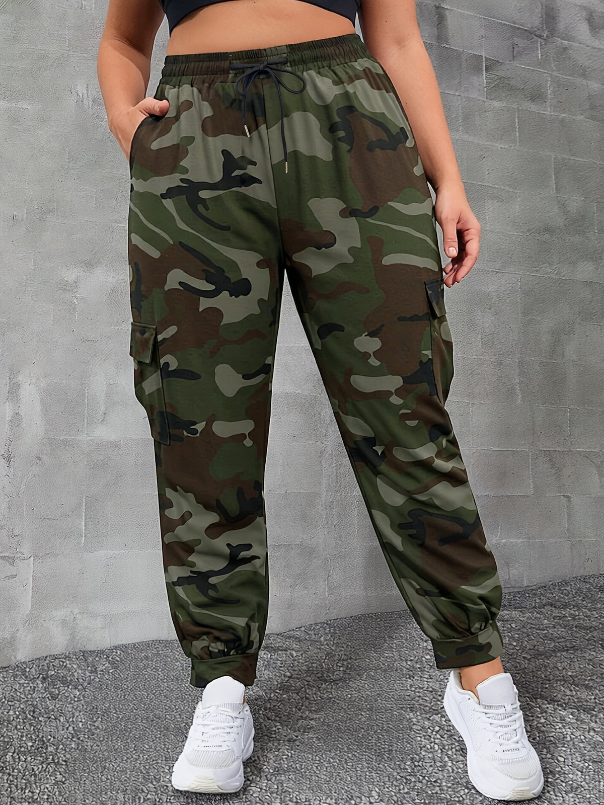 Pantalon cargo grande taille — Trois camouflages au choix