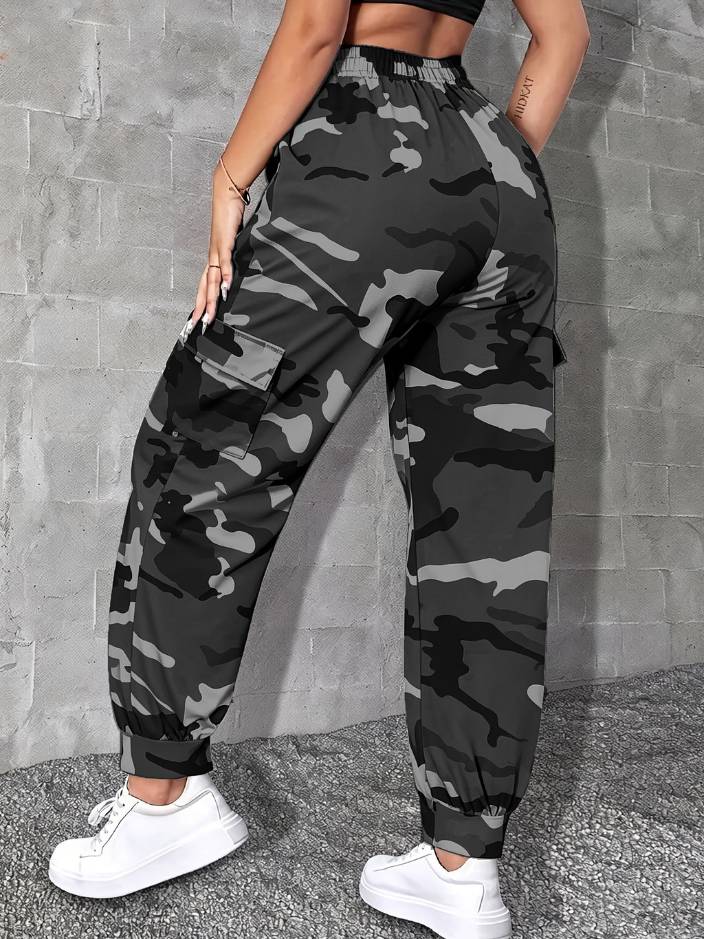 Pantalon cargo grande taille — Trois camouflages au choix