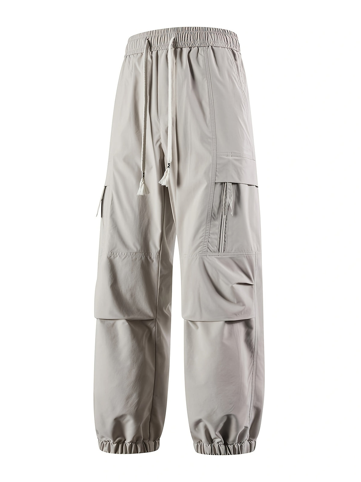 Pantalon jogging grande taille — Zip sur la cuisse droite
