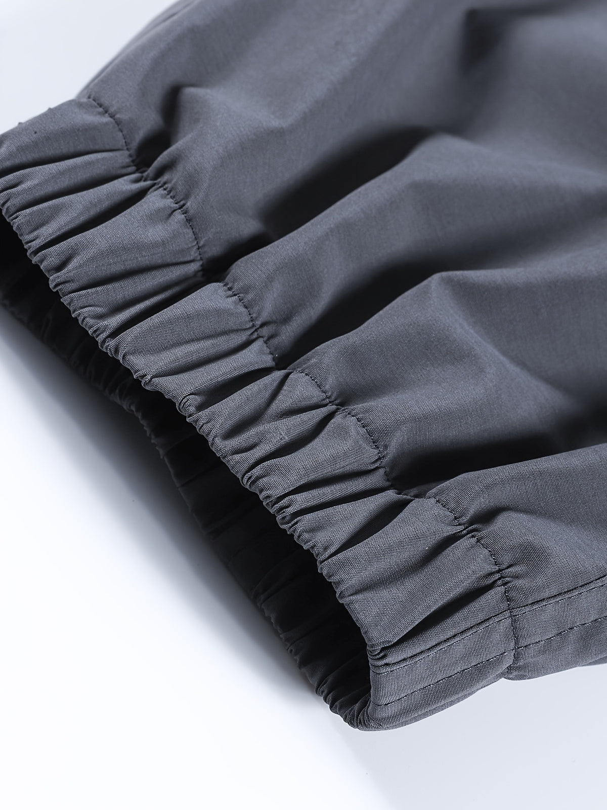 Pantalon jogging grande taille — Zip sur la cuisse droite