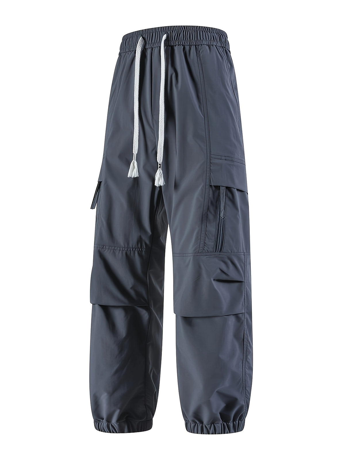 Pantalon jogging grande taille — Zip sur la cuisse droite