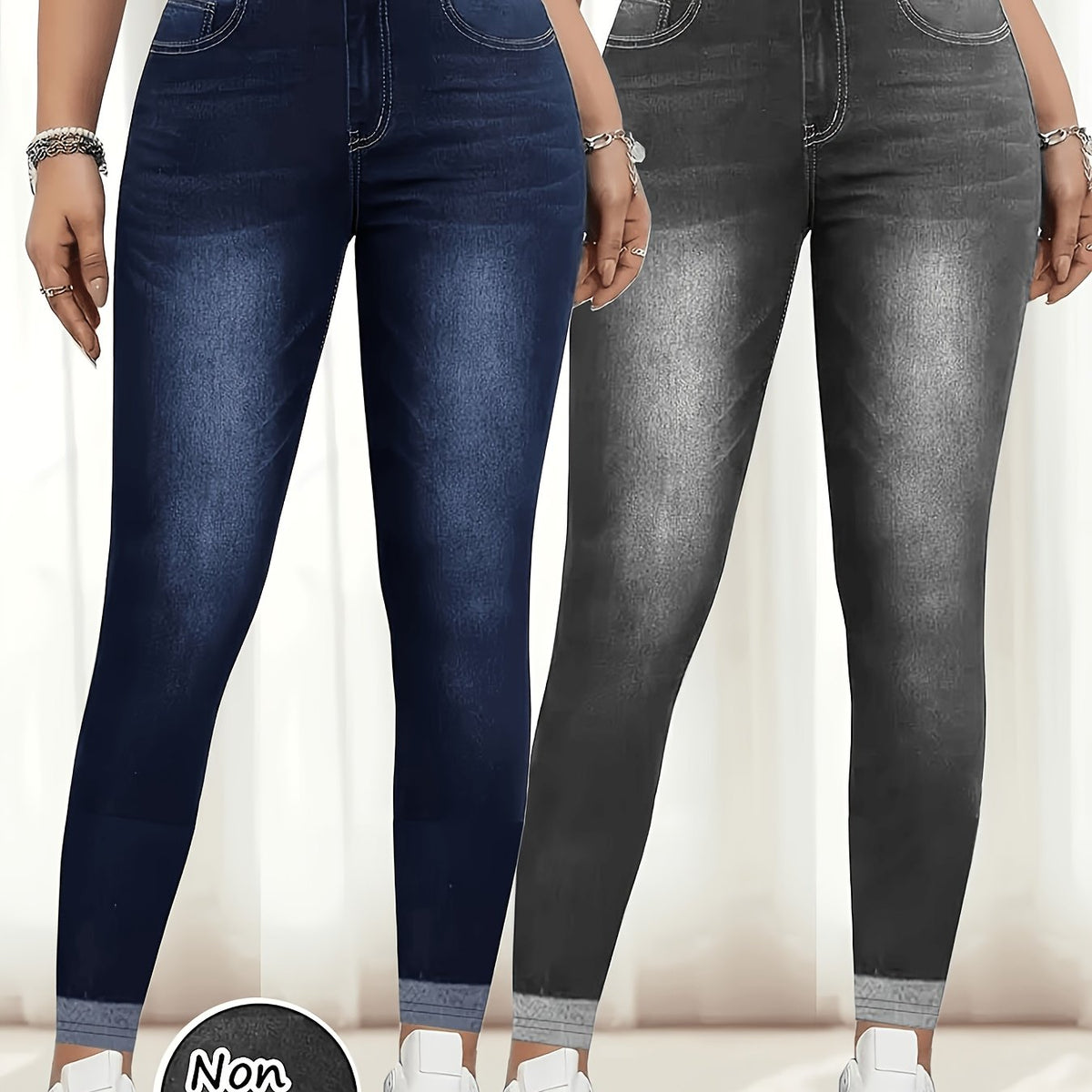 Bleu + Noir Gris