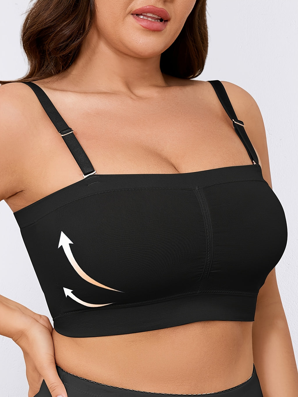 Lot de 2 bandeaux grande taille — Sans couture, coques amovibles
