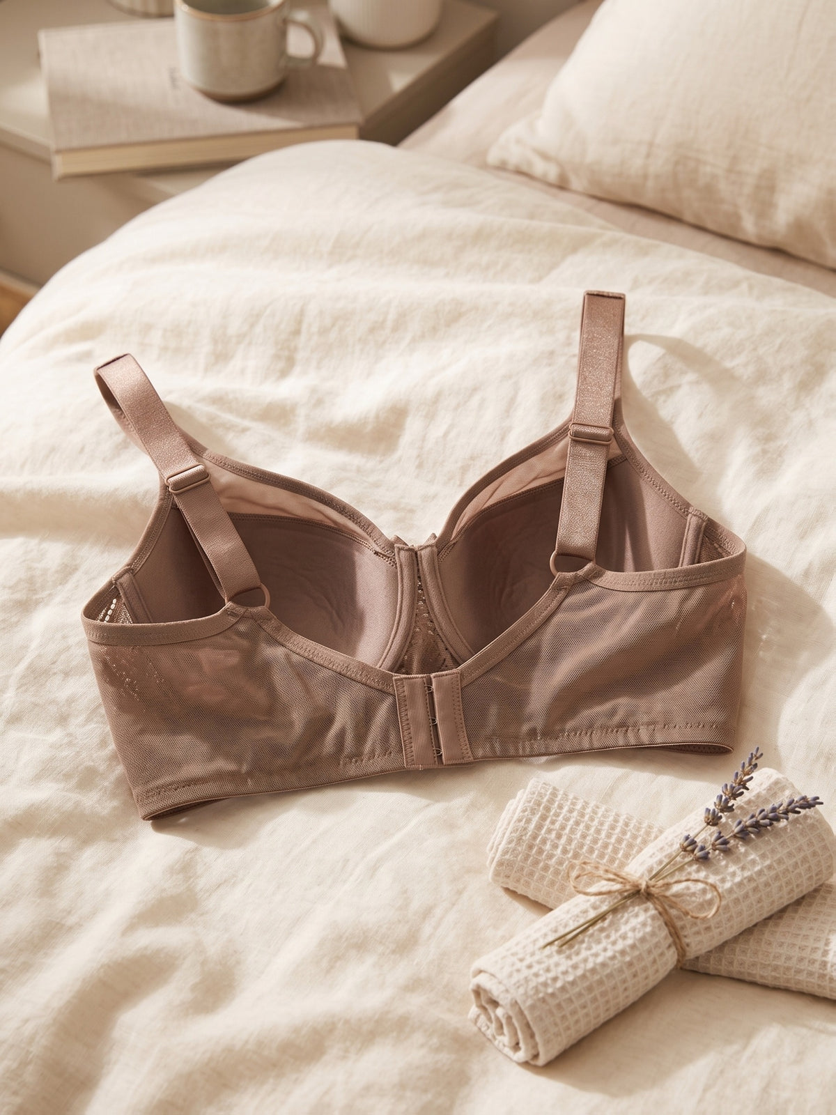 Lot de 2 soutiens-gorge grande taille — Noir et taupe rosé