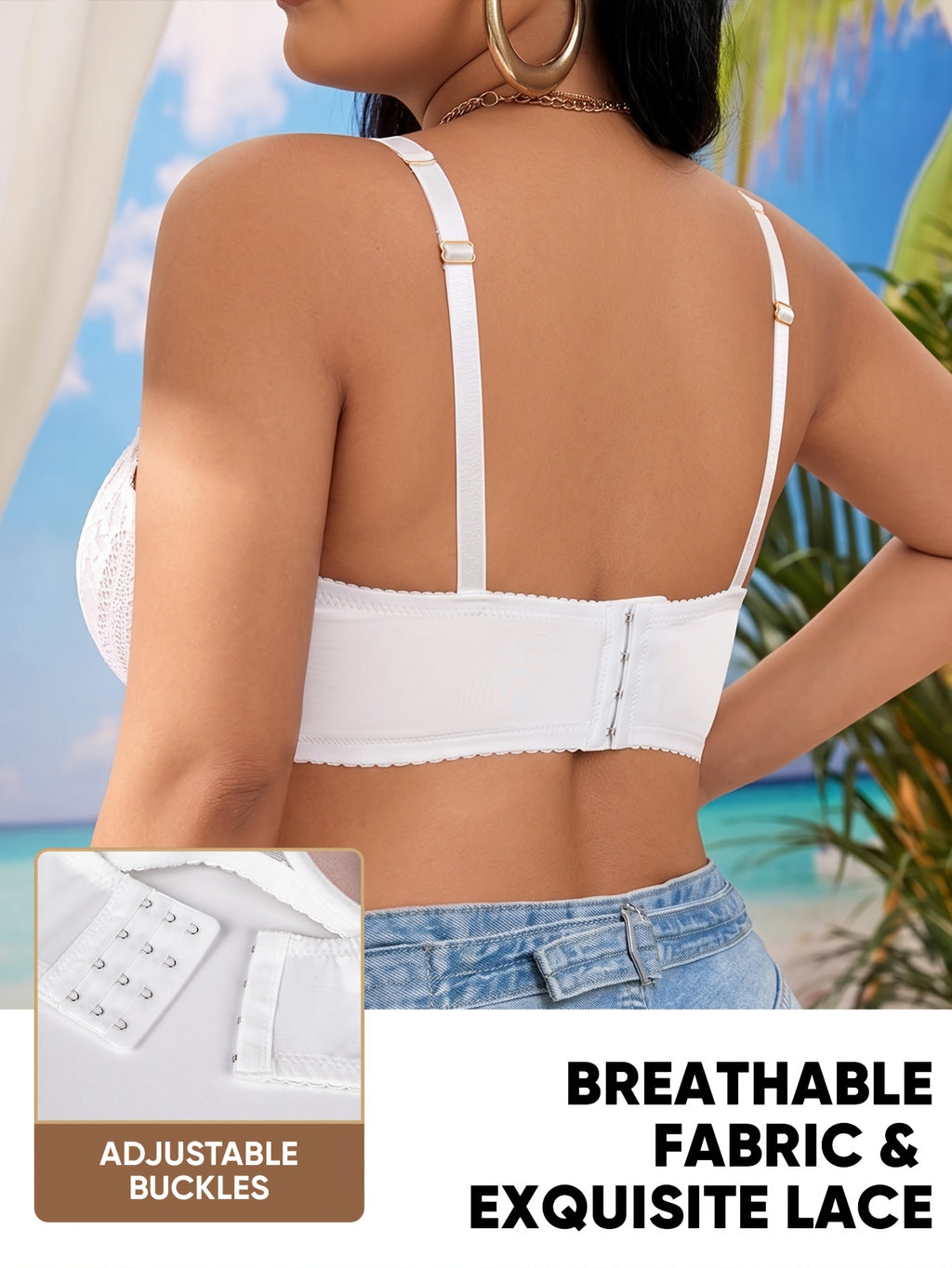Soutien-gorge grande taille — Lot de deux, noir et blanc