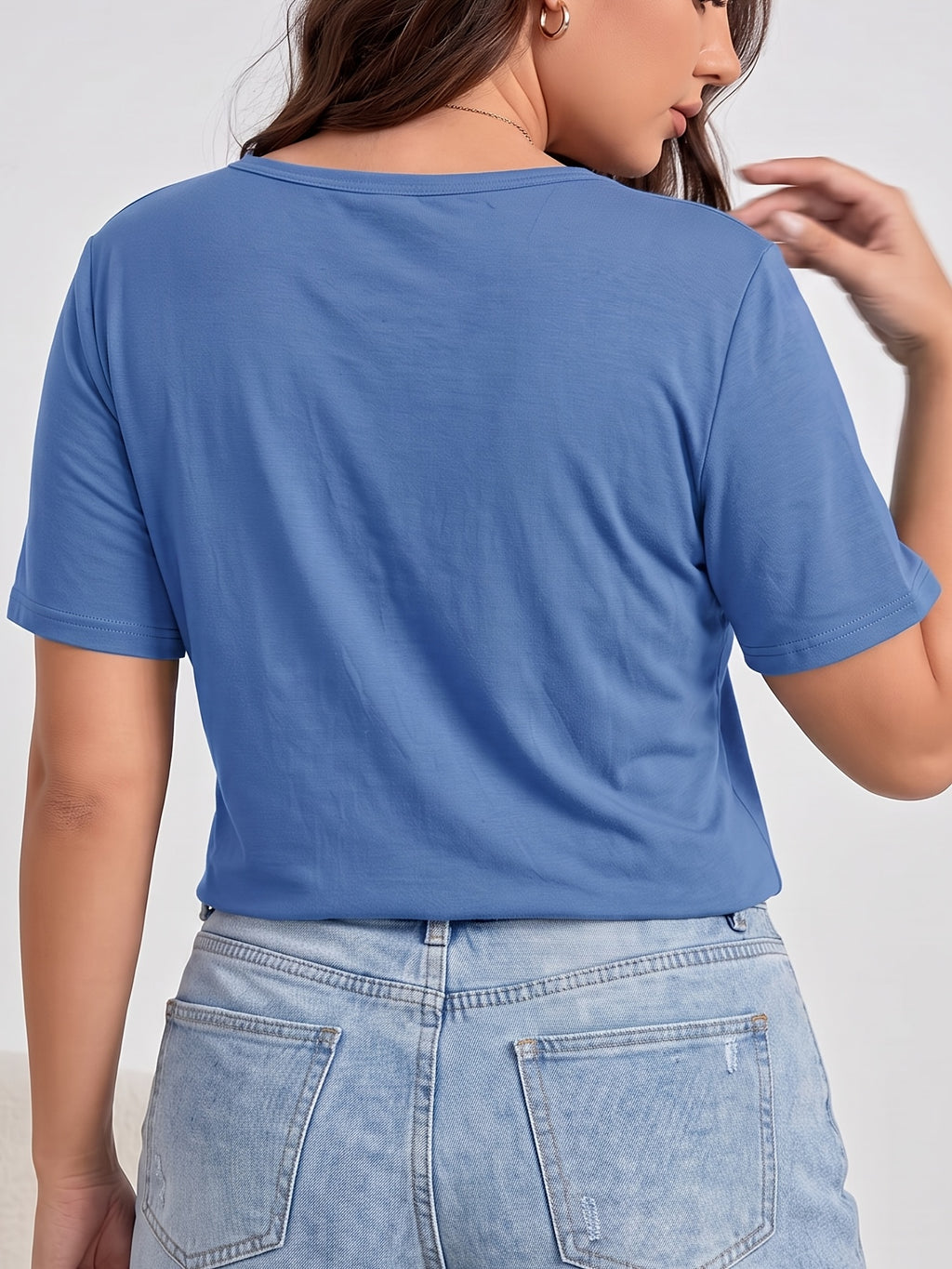 Lot de 2 tee-shirts grande taille — Soutien-gorge intégré