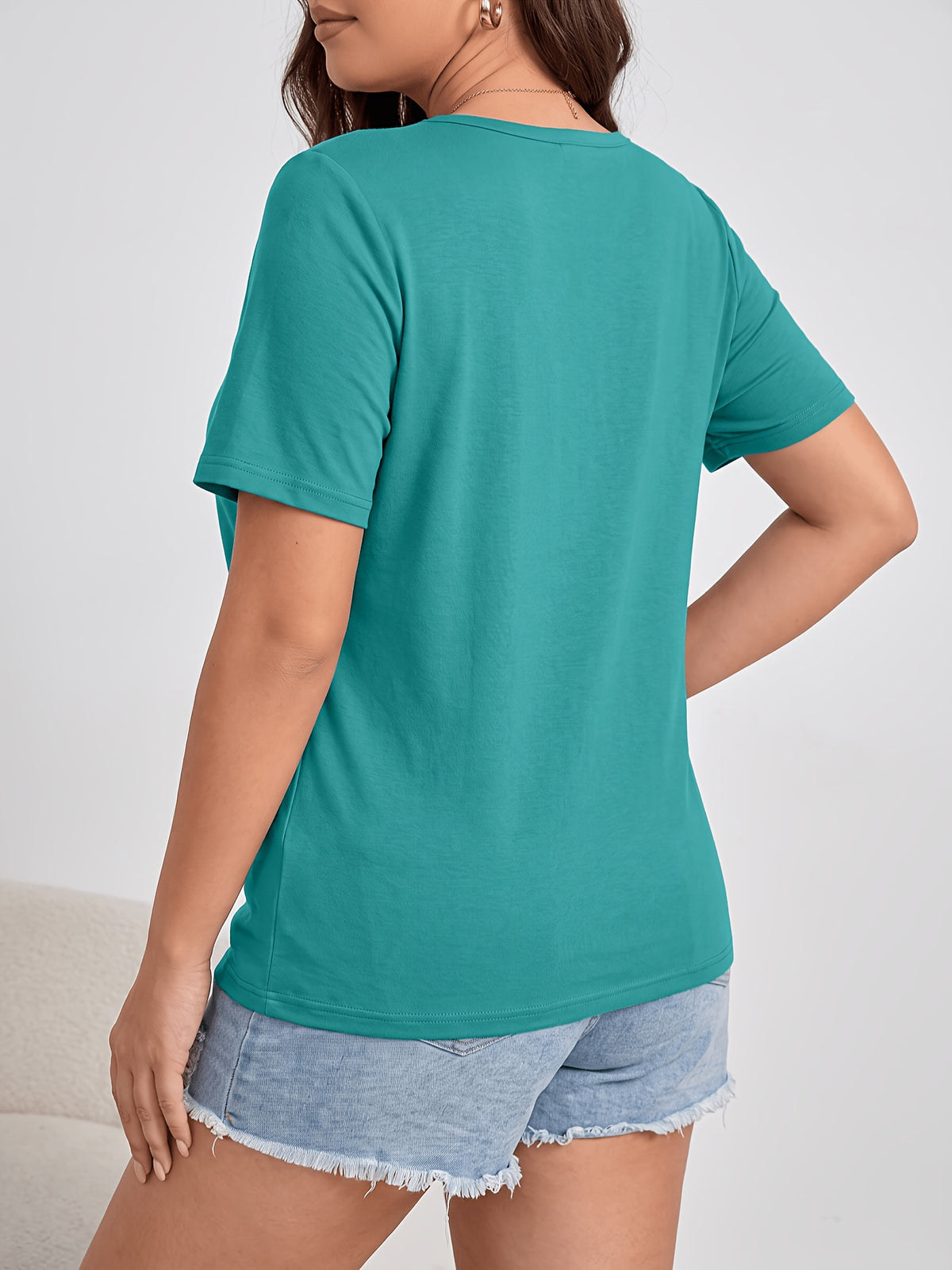 Lot de 2 tee-shirts grande taille — Soutien-gorge intégré
