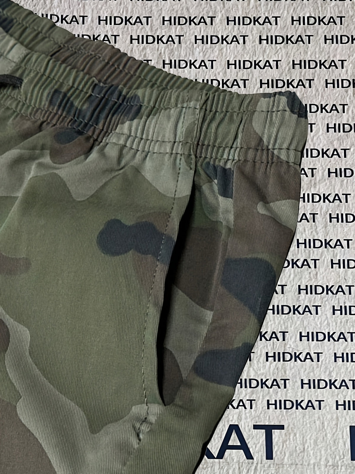 Pantalon cargo grande taille — Trio noir, kaki, camouflage