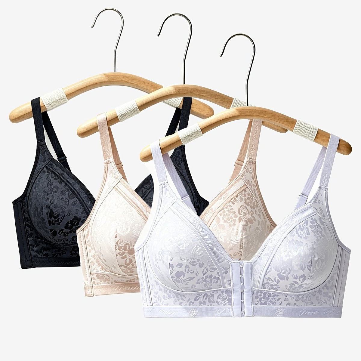 Beige Clair, Blanc, Noir