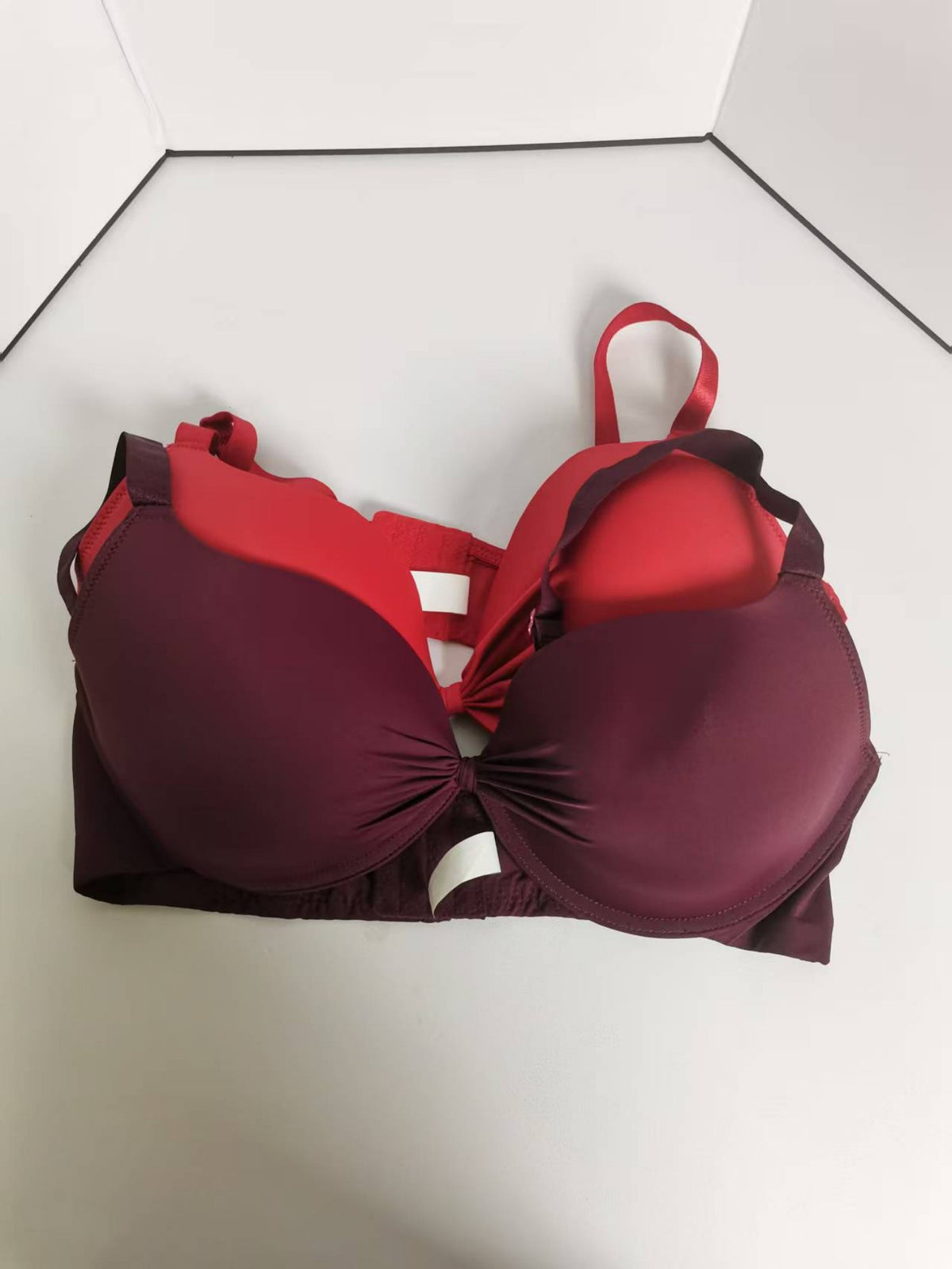 Lot de 2 soutiens-gorge grande taille — Nœud central drapé