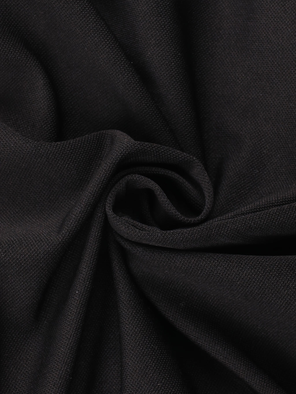 Maillot de bain grande taille — Drapé noir jusqu'au 5XL