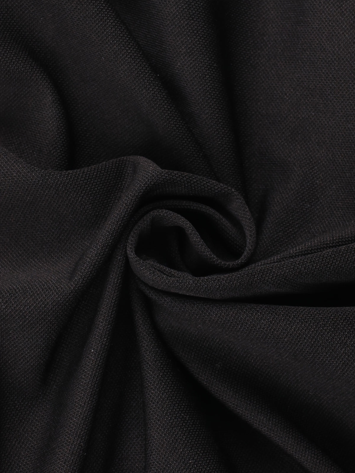 Maillot de bain grande taille — Drapé noir jusqu'au 5XL