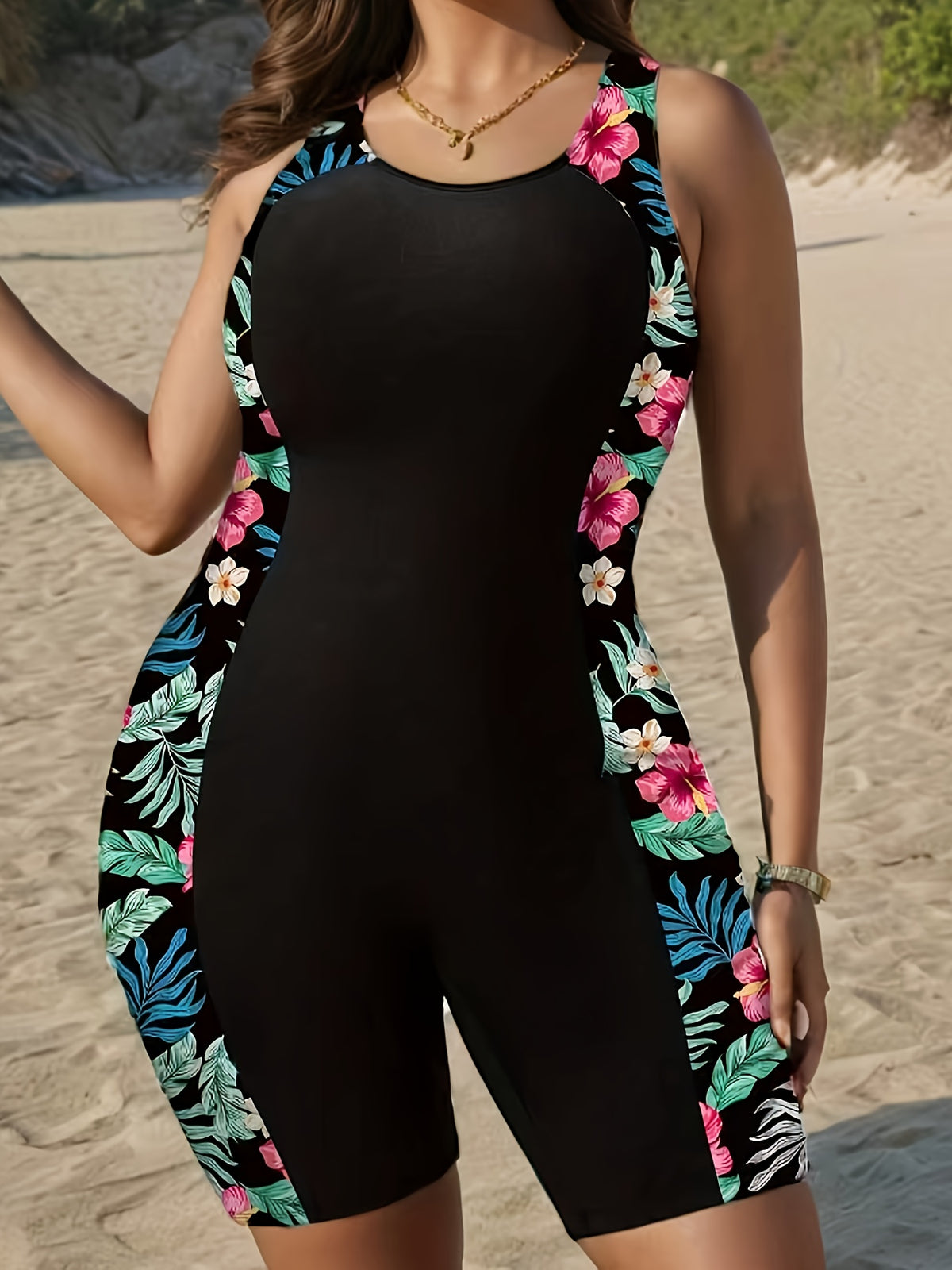 Maillot shorty grande taille — Trois imprimés vraiment vendus