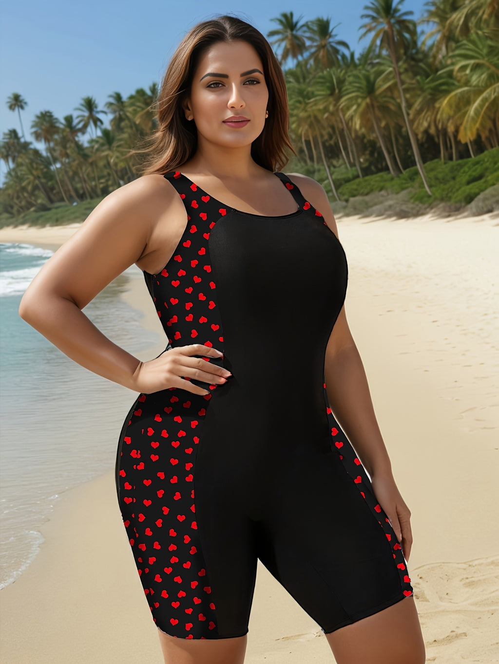 Maillot shorty grande taille — Trois imprimés vraiment vendus