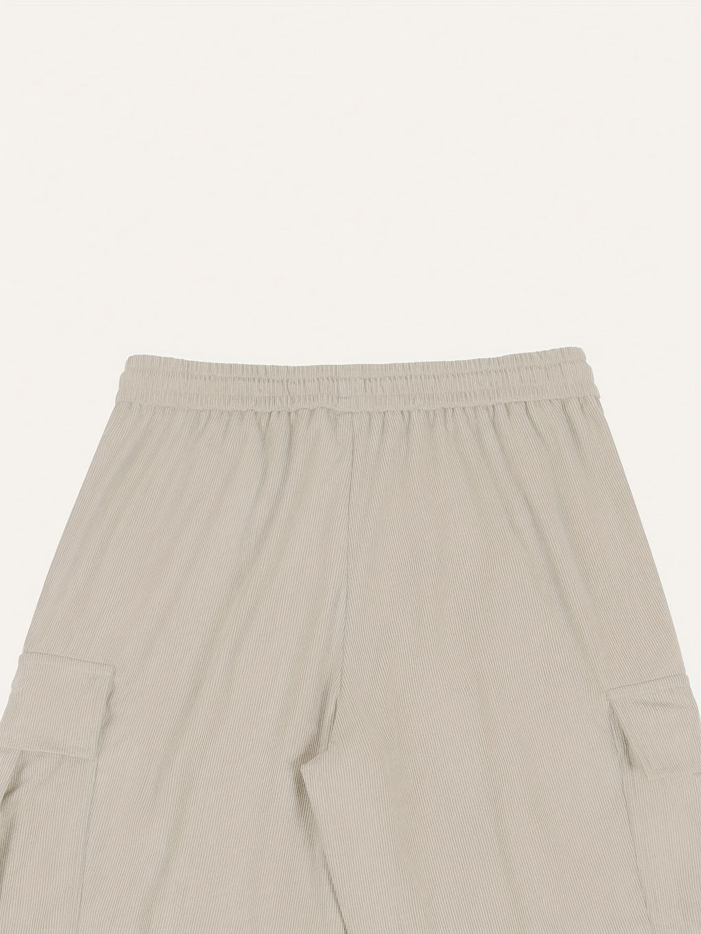 Pantalon en velours grande taille — Cargo côtelé à cordon