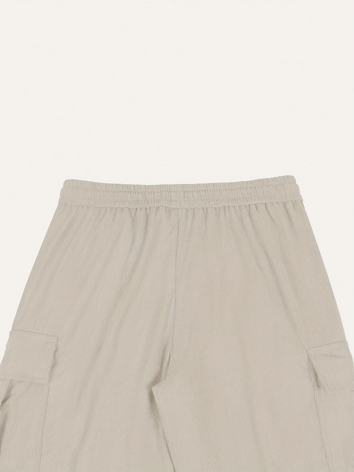Pantalon en velours grande taille — Cargo côtelé à cordon