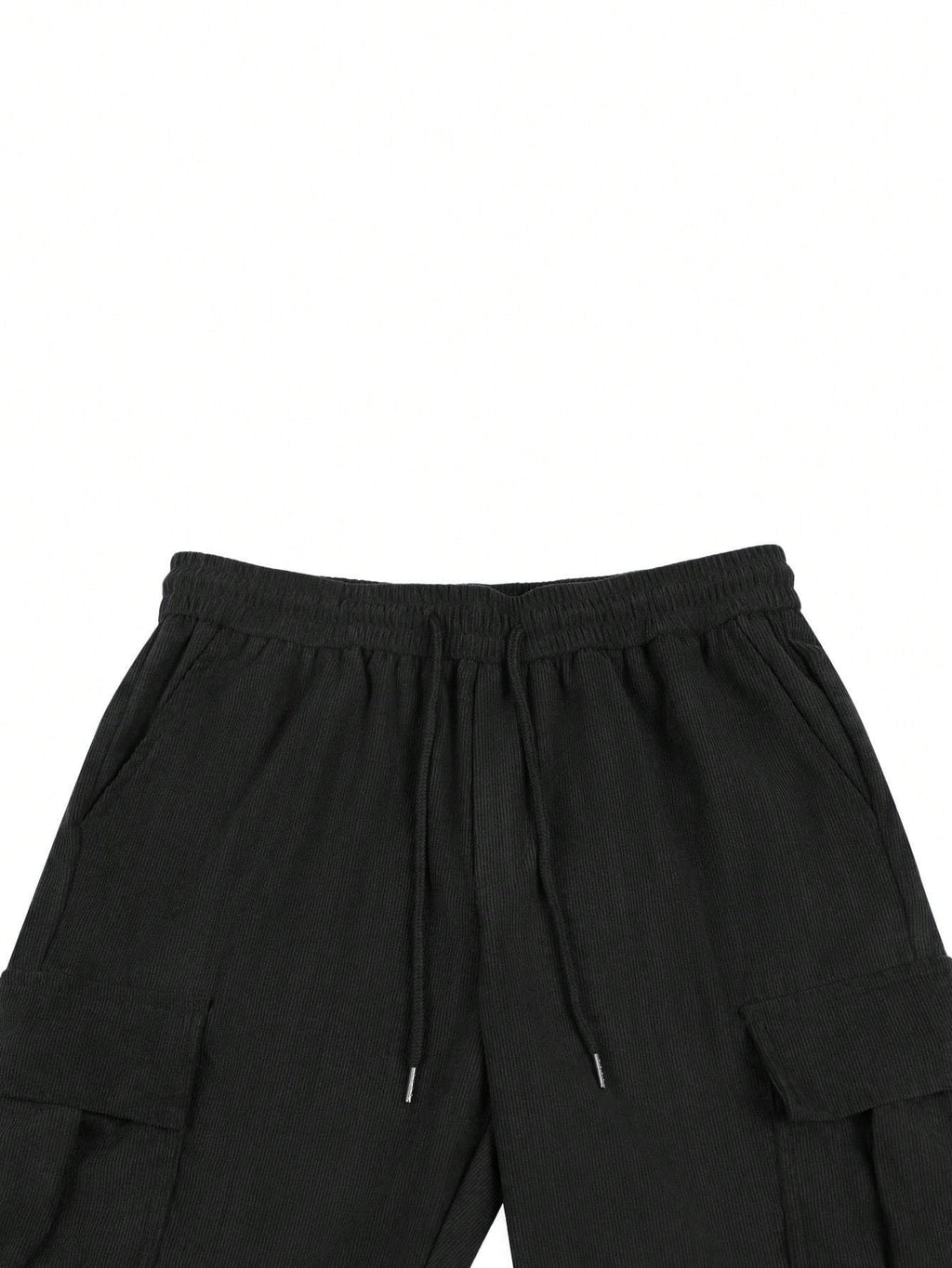 Pantalon en velours grande taille — Cargo côtelé à cordon