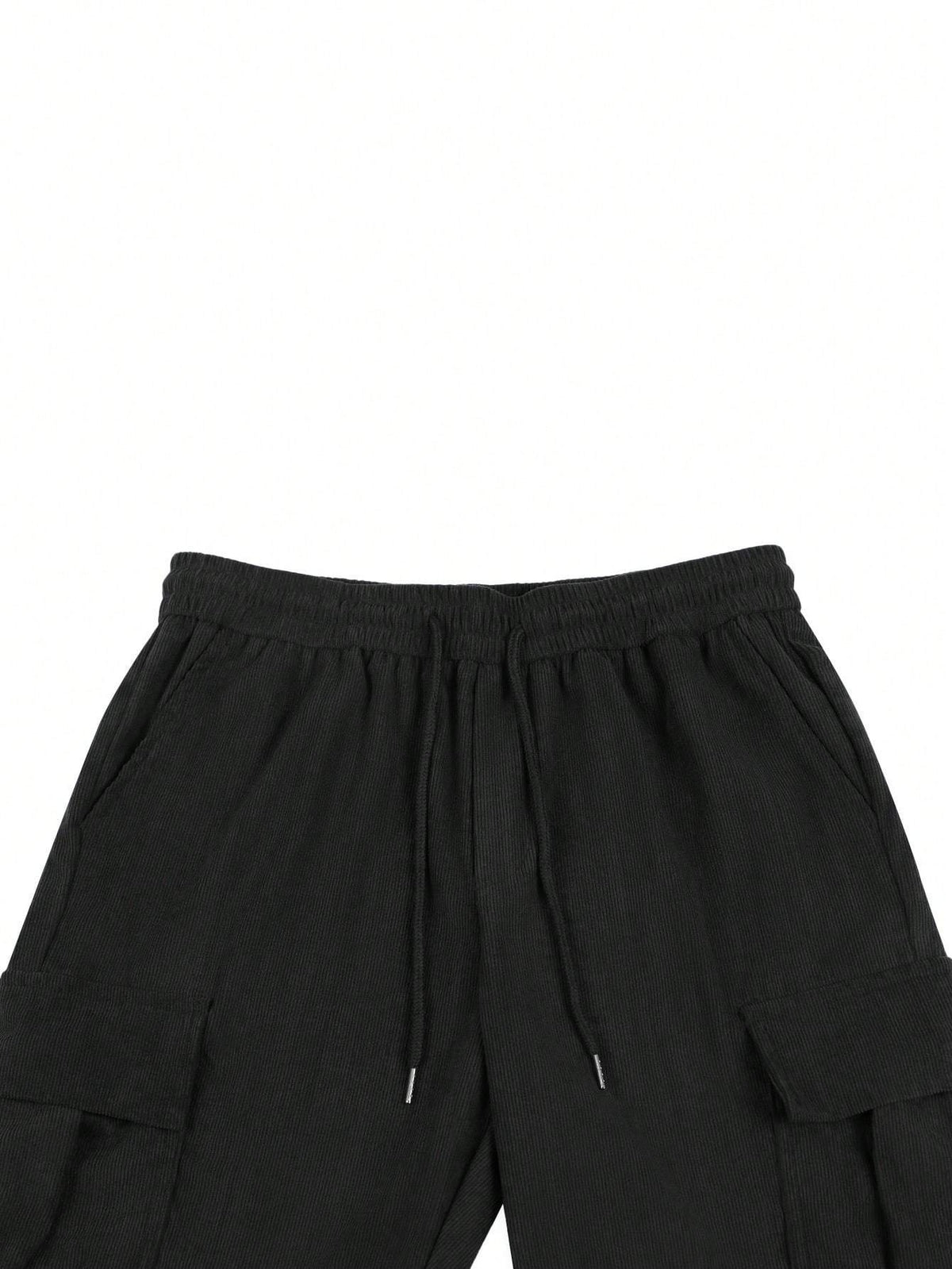 Pantalon en velours grande taille — Cargo côtelé à cordon