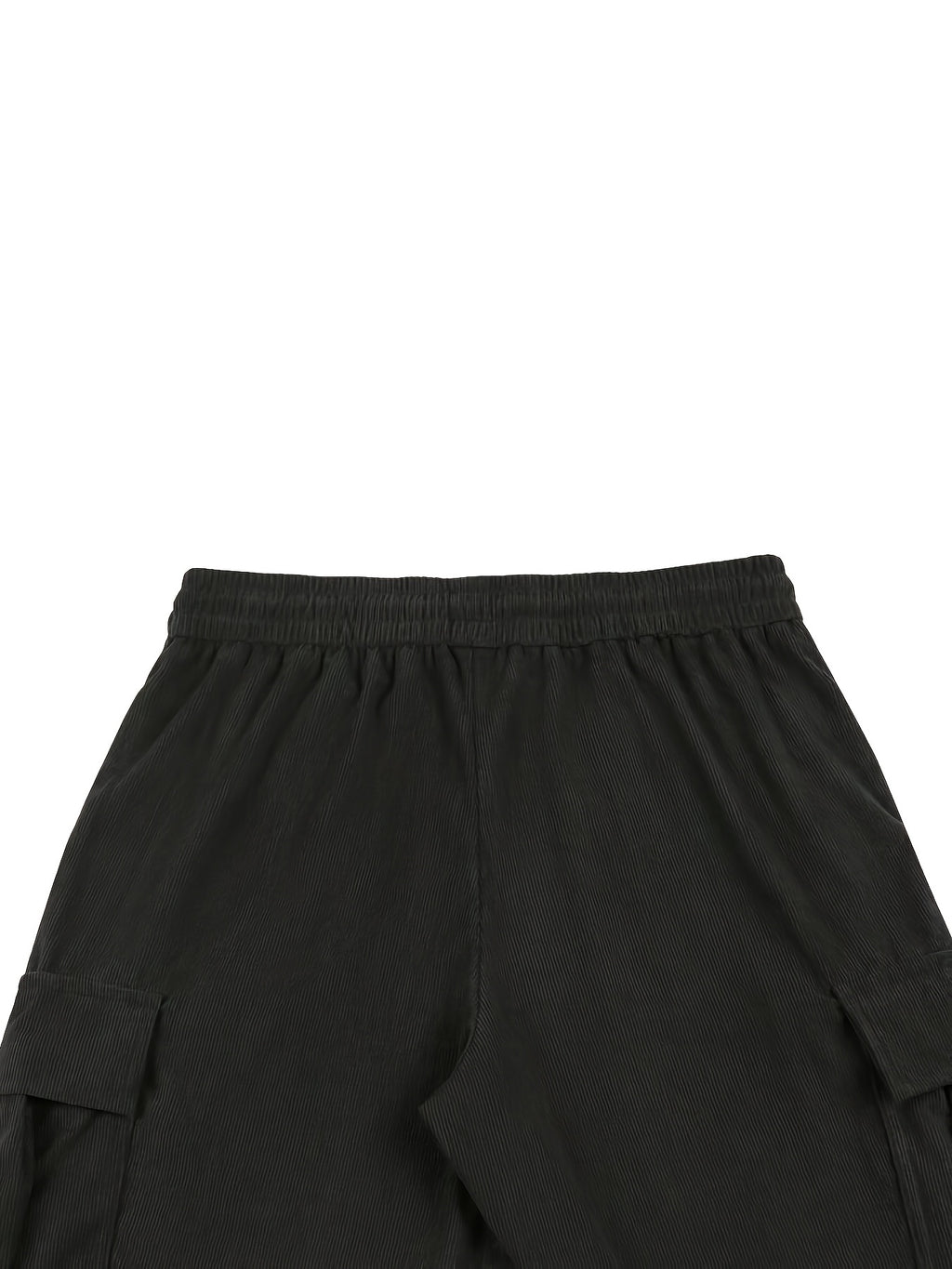 Pantalon en velours grande taille — Cargo côtelé à cordon
