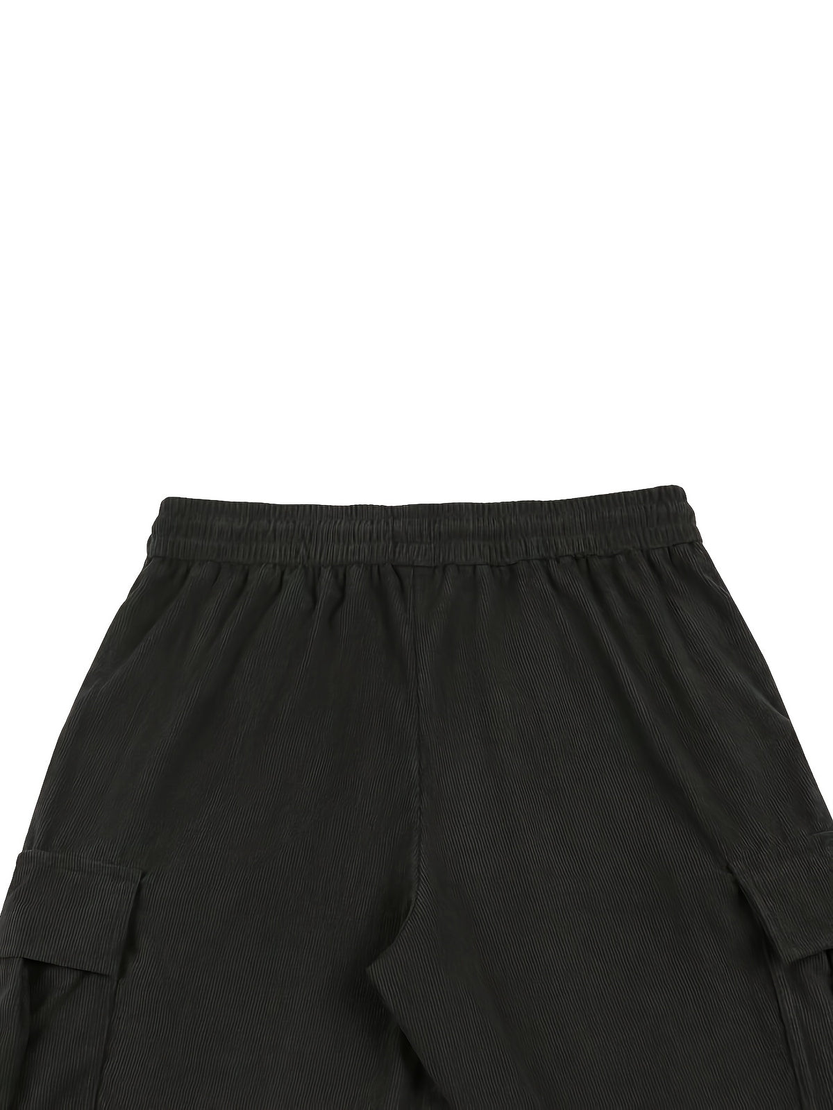 Pantalon en velours grande taille — Cargo côtelé à cordon