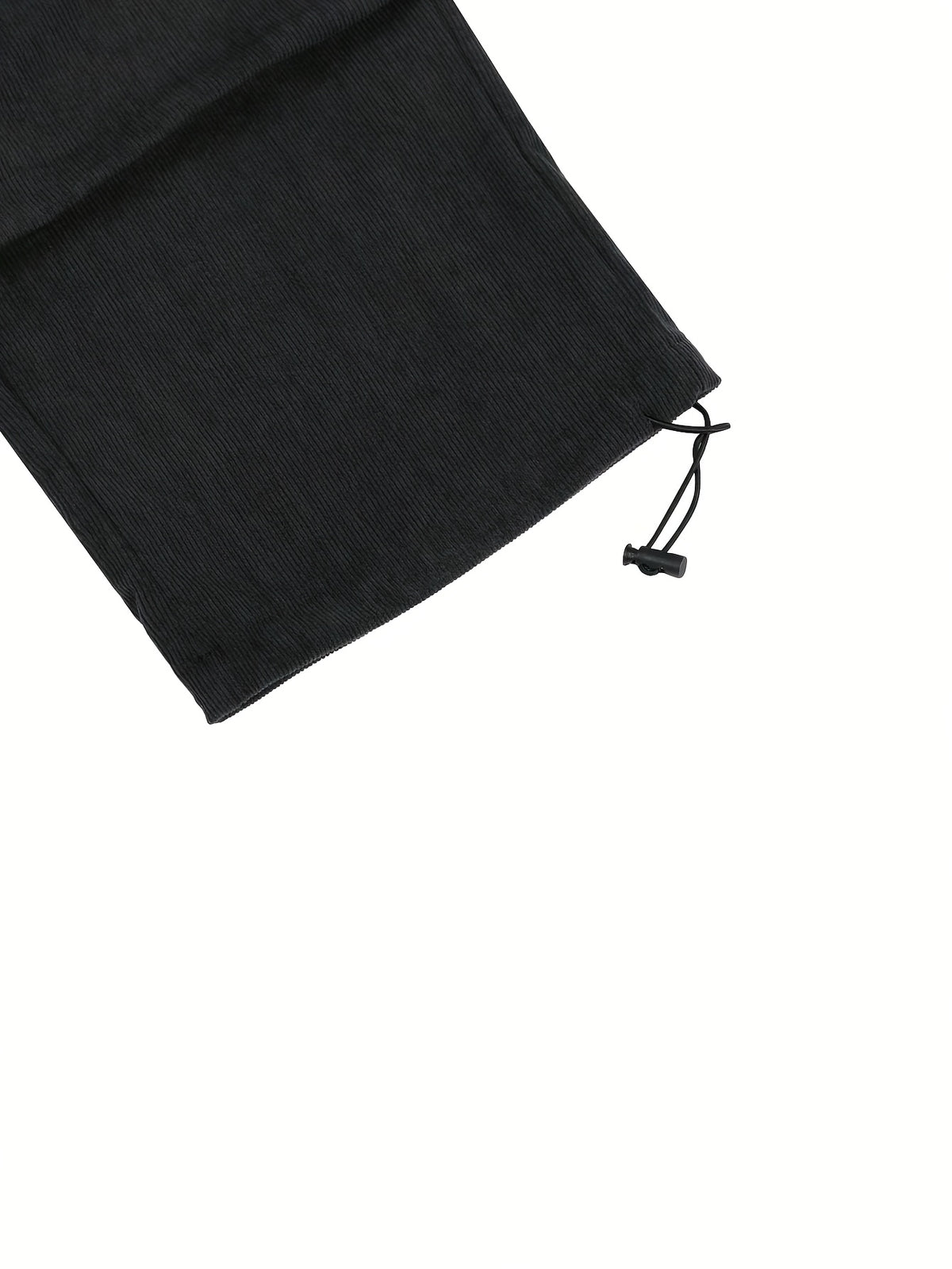 Pantalon en velours grande taille — Cargo côtelé à cordon