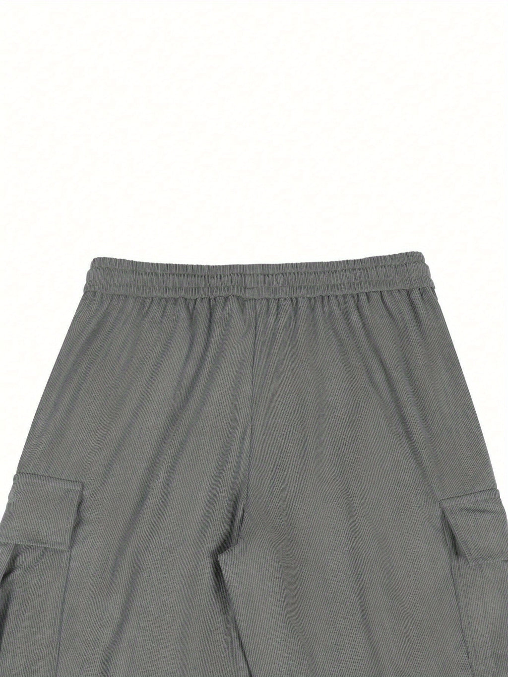 Pantalon en velours grande taille — Cargo côtelé à cordon
