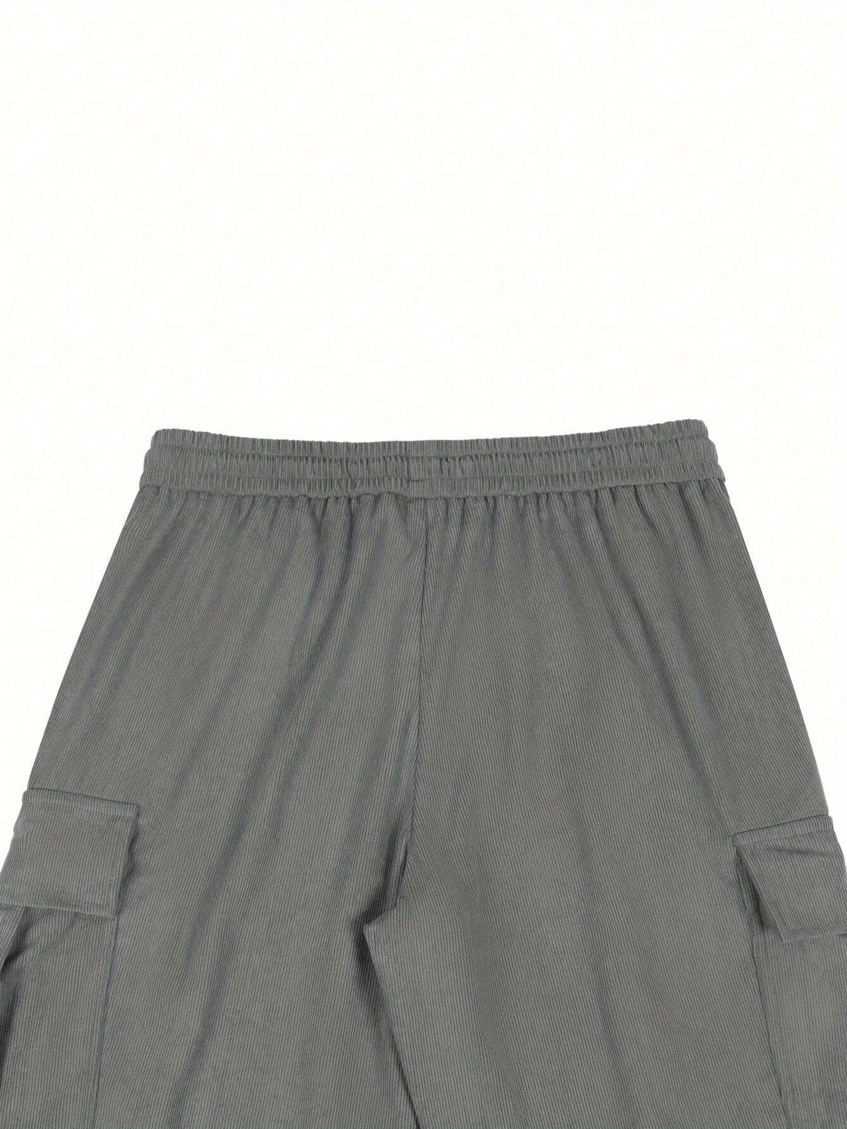 Pantalon en velours grande taille — Cargo côtelé à cordon