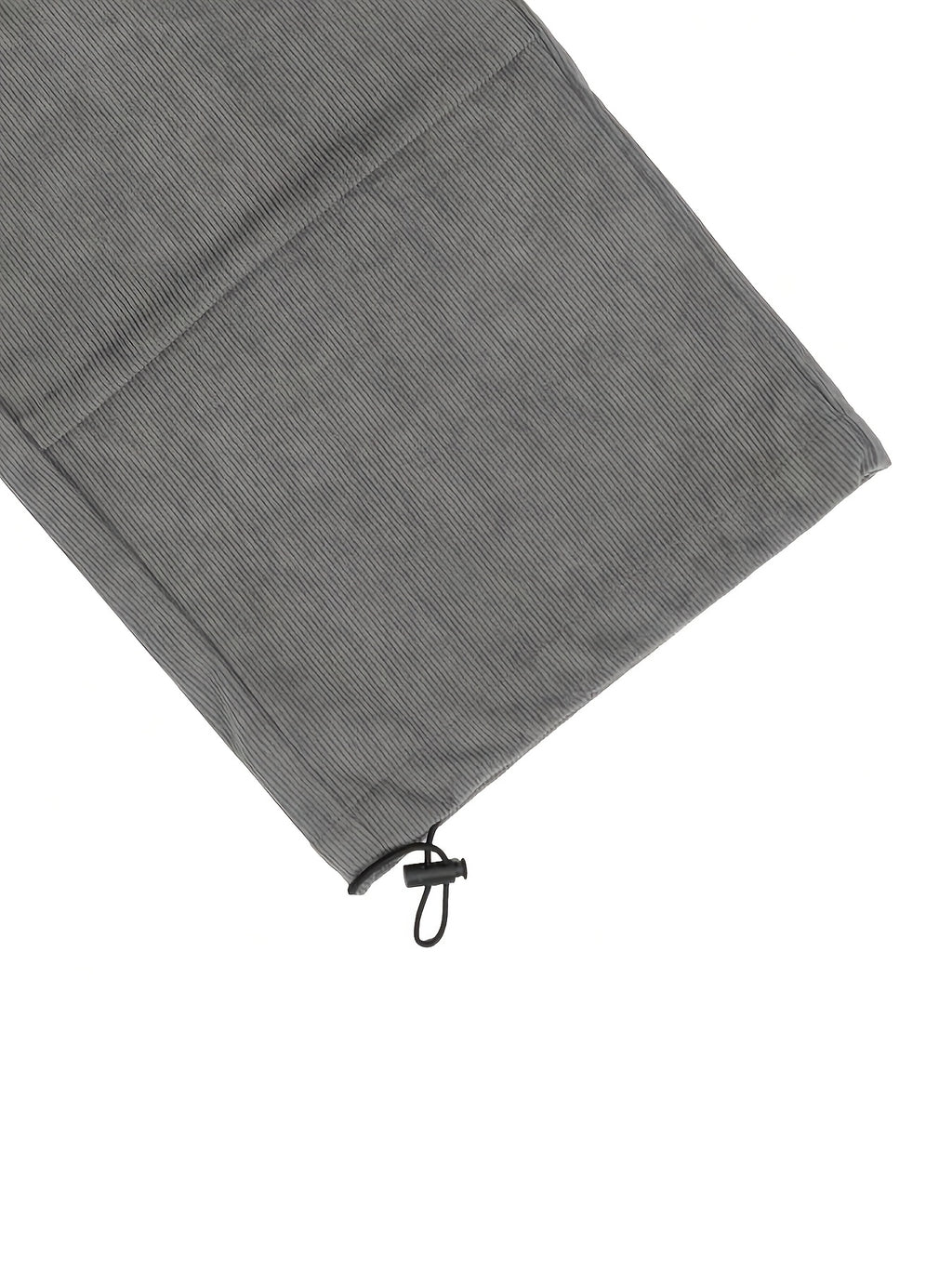 Pantalon en velours grande taille — Cargo côtelé à cordon