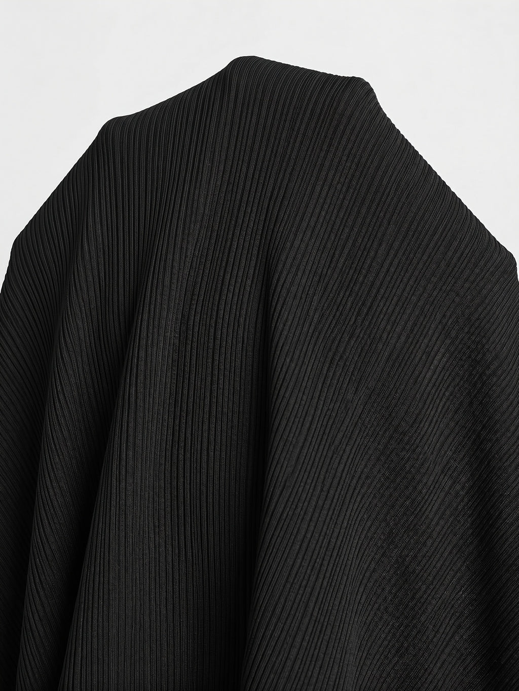 Pantalon de maternité grande taille — Maille côtelée noire
