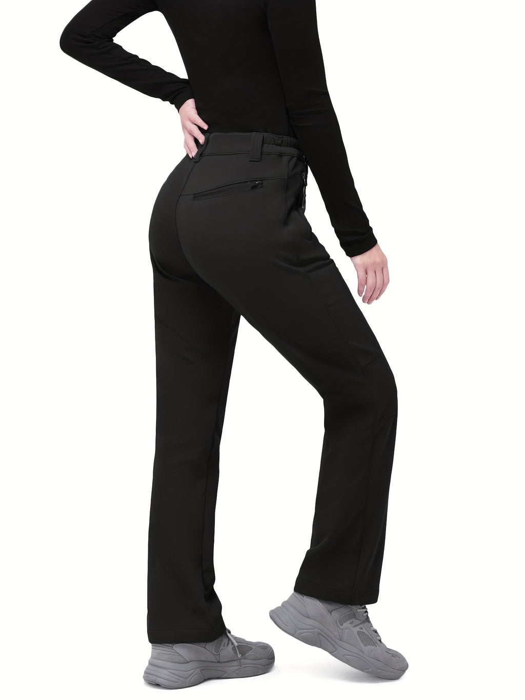 Pantalon de randonnée grande taille — Doublure polaire quatre poches